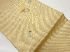 金彩螺鈿菊模様名古屋帯